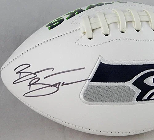 Brian Bosworth Autographed Seattle Seahawks Logo Football- Beckett Auth - Image 2