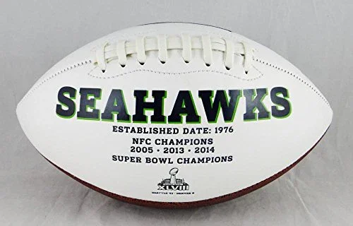 Brian Bosworth Autographed Seattle Seahawks Logo Football- Beckett Auth - Image 3