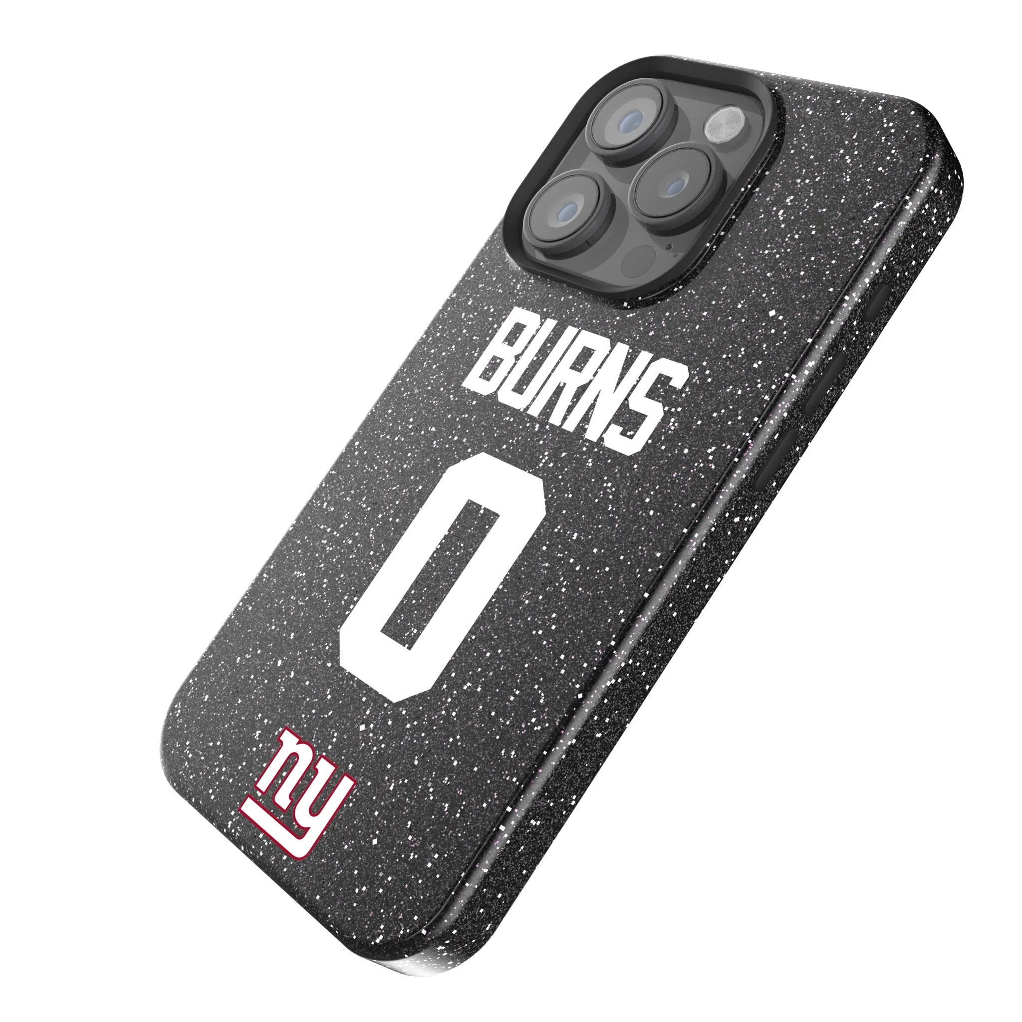 Brian Burns New York Giants 0 Game Tactic Bling Phone Case for Apple iPhone - Image 2