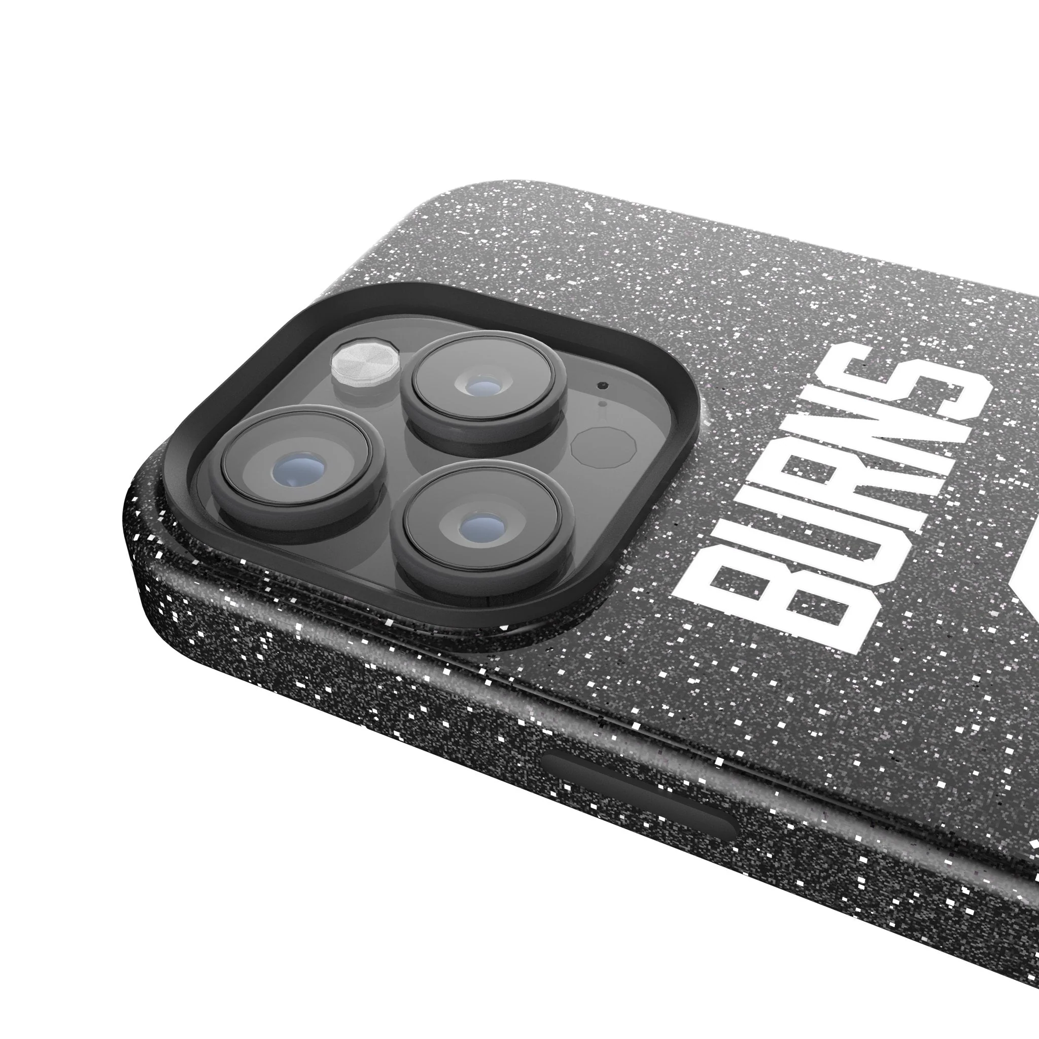 Brian Burns New York Giants 0 Game Tactic Bling Phone Case for Apple iPhone - Image 4