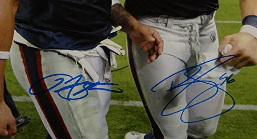 Brian Cushing Arian Foster Autographed 16x20 On Field Photo- JSA Authenticated - Image 2
