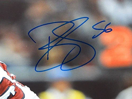 Brian Cushing Autographed 16x20 Tackling Rams QB Photo- JSA Authenticated - Image 2
