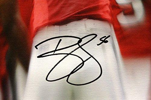 Brian Cushing Autographed 20x24 Yelling Canvas- JSA W Authenticated - Image 2