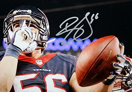 Brian Cushing Autographed 8x10 PF Shhhh Photo- JSA Witness Authenticated - Image 2