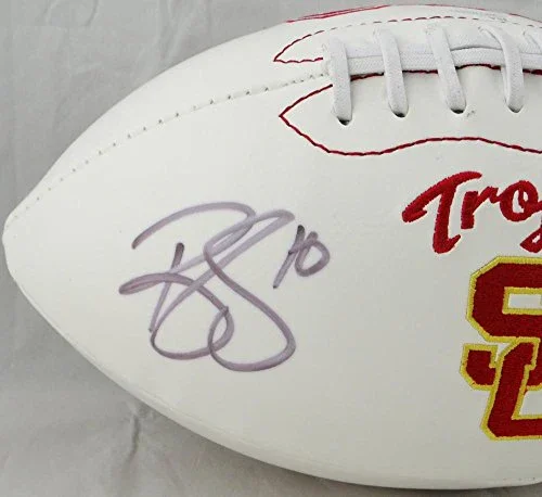 Brian Cushing Autographed USC Trojans Logo Football- JSA W Auth Left - Image 2