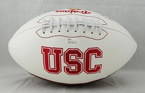 Brian Cushing Autographed USC Trojans Logo Football- JSA W Auth Left - Image 3