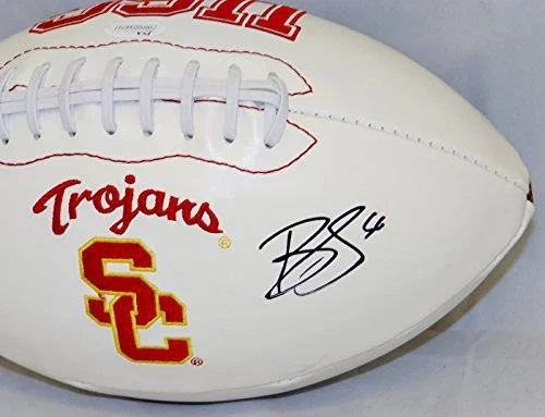 Brian Cushing Autographed USC Trojans Logo Football- JSA W Authenticated - Image 2