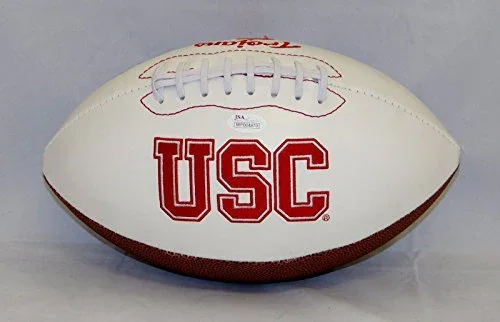 Brian Cushing Autographed USC Trojans Logo Football- JSA W Authenticated - Image 3