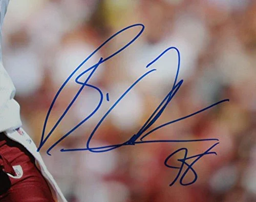 Brian Orakpo Autographed Redskins 16x20 Arms Open Photo- JSA W Authenticated - Image 2