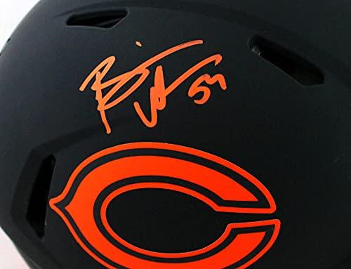Brian Urlacher Signed Bears Authentic Eclipse Speed F/S Helmet- Beckett WOrange - Image 5