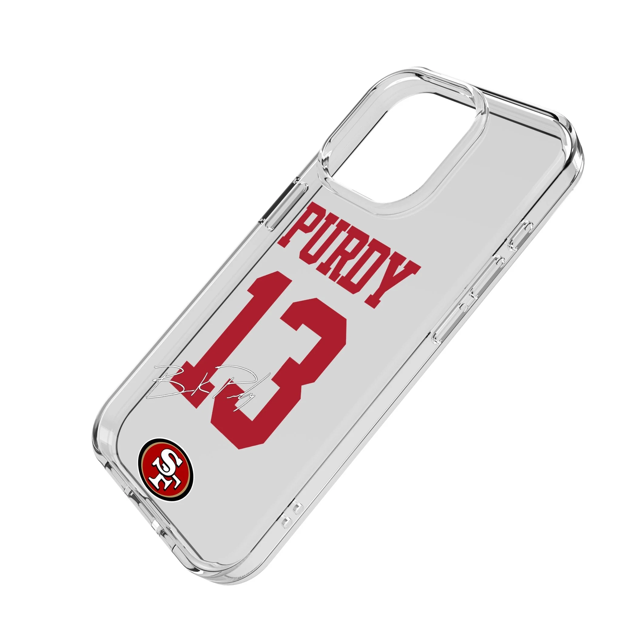 Brock Purdy San Francisco 49ers 13 Game Tactic Clear Phone Case for Apple iPhone - Image 2
