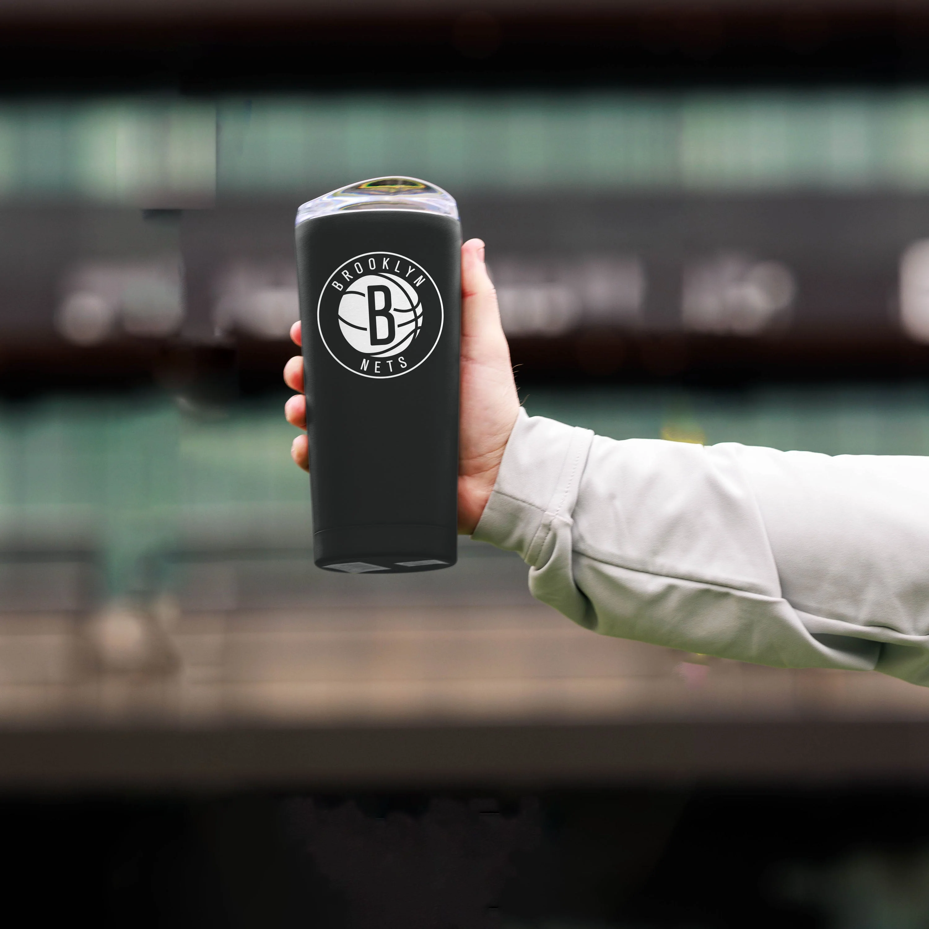 Brooklyn Nets 20oz Flipside Powder Coat Tumbler - Image 3