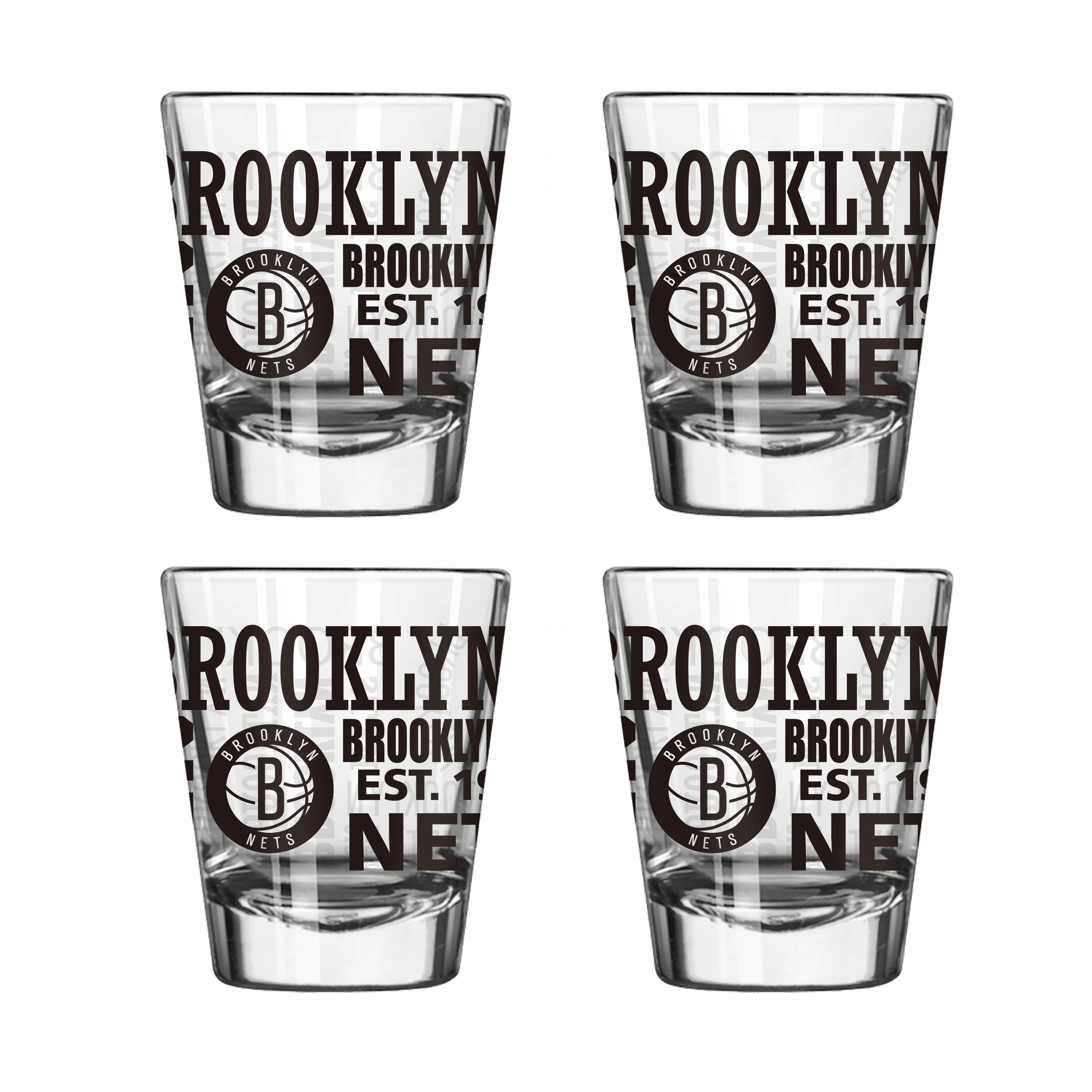 Brooklyn Nets 4pk Spirit 2oz Shot Glass
