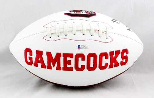 Bryan Edwards Autographed South Carolina Logo Football - JSA Witnessed COA - Image 2