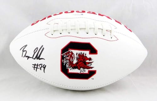 Bryan Edwards Autographed South Carolina Logo Football - JSA Witnessed COA - Image 4