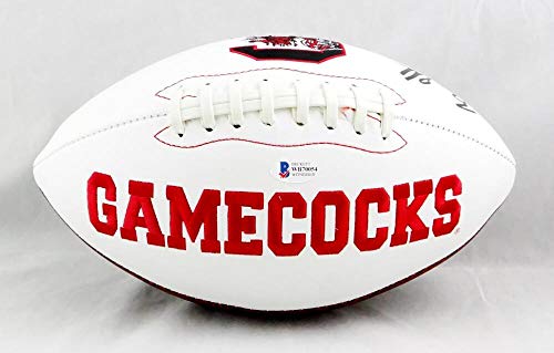 Bryan Edwards Autographed South Carolina Logo Football - JSA Witnessed COA - Image 5