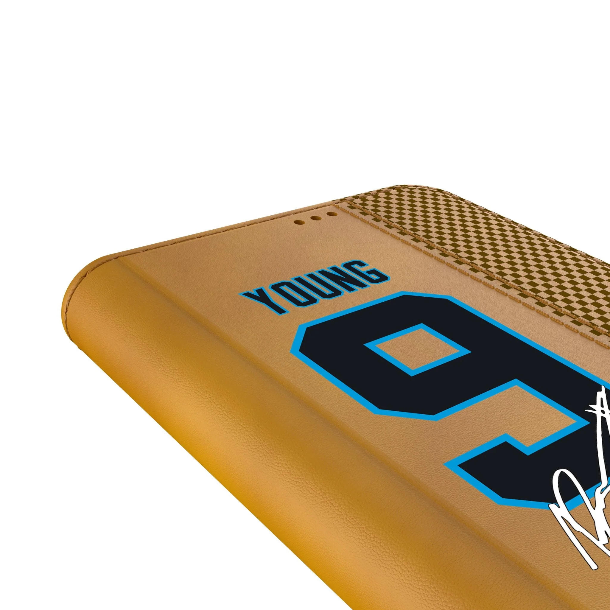 Bryce Young Carolina Panthers 9 Game Tactic Folio Phone Case for Samsung Galaxy - Image 5