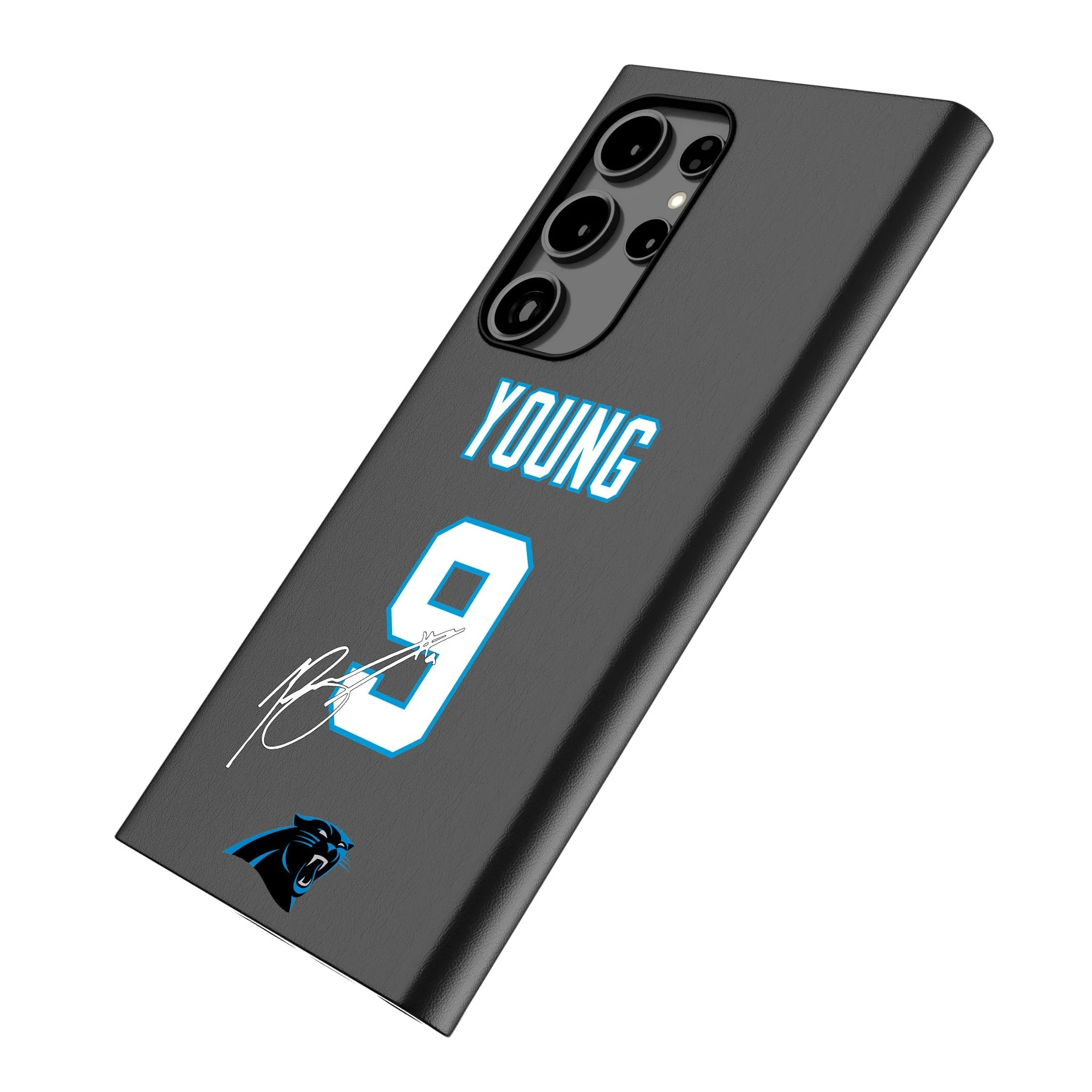Bryce Young Carolina Panthers 9 Ready MagSafe Compatible Phone Case for Samsung Galaxy - Image 2