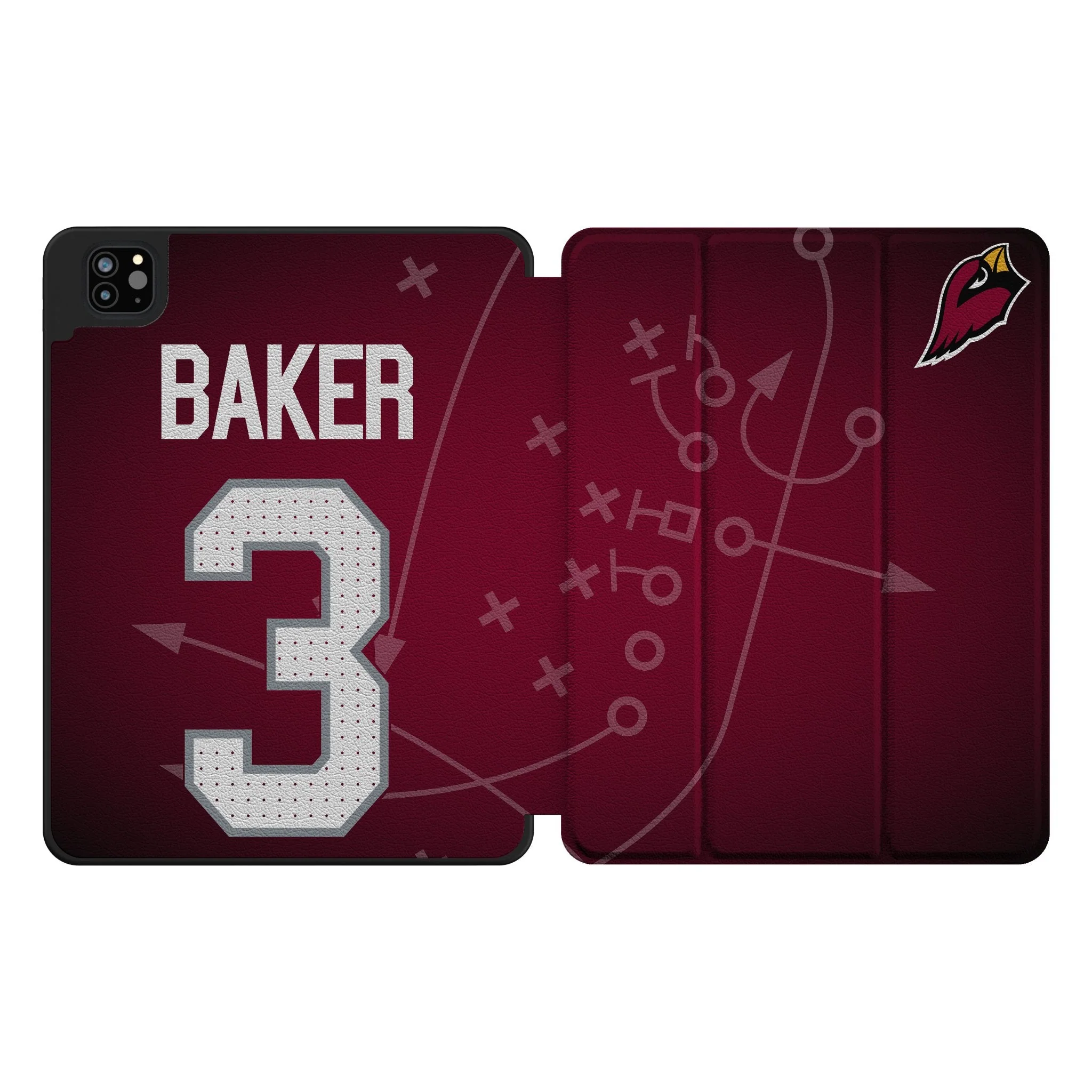 Budda Baker Arizona Cardinals 3 Ready Tablet Case for Apple iPad