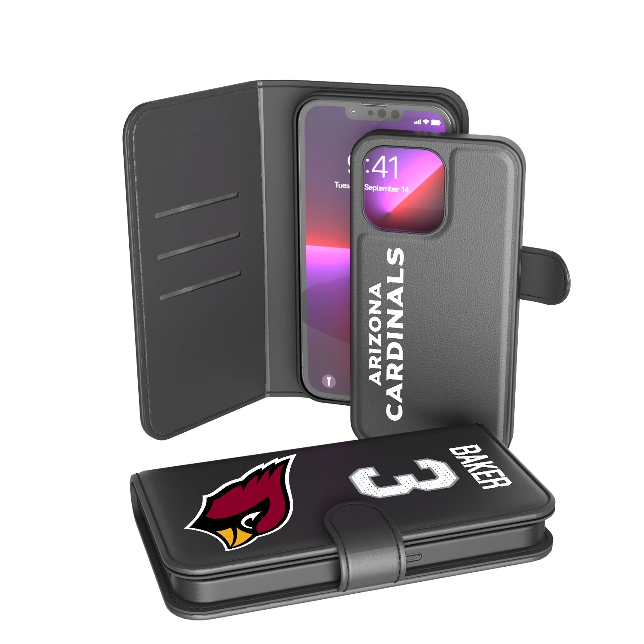 Budda Baker Arizona Cardinals 3 Ready Wallet Phone Case