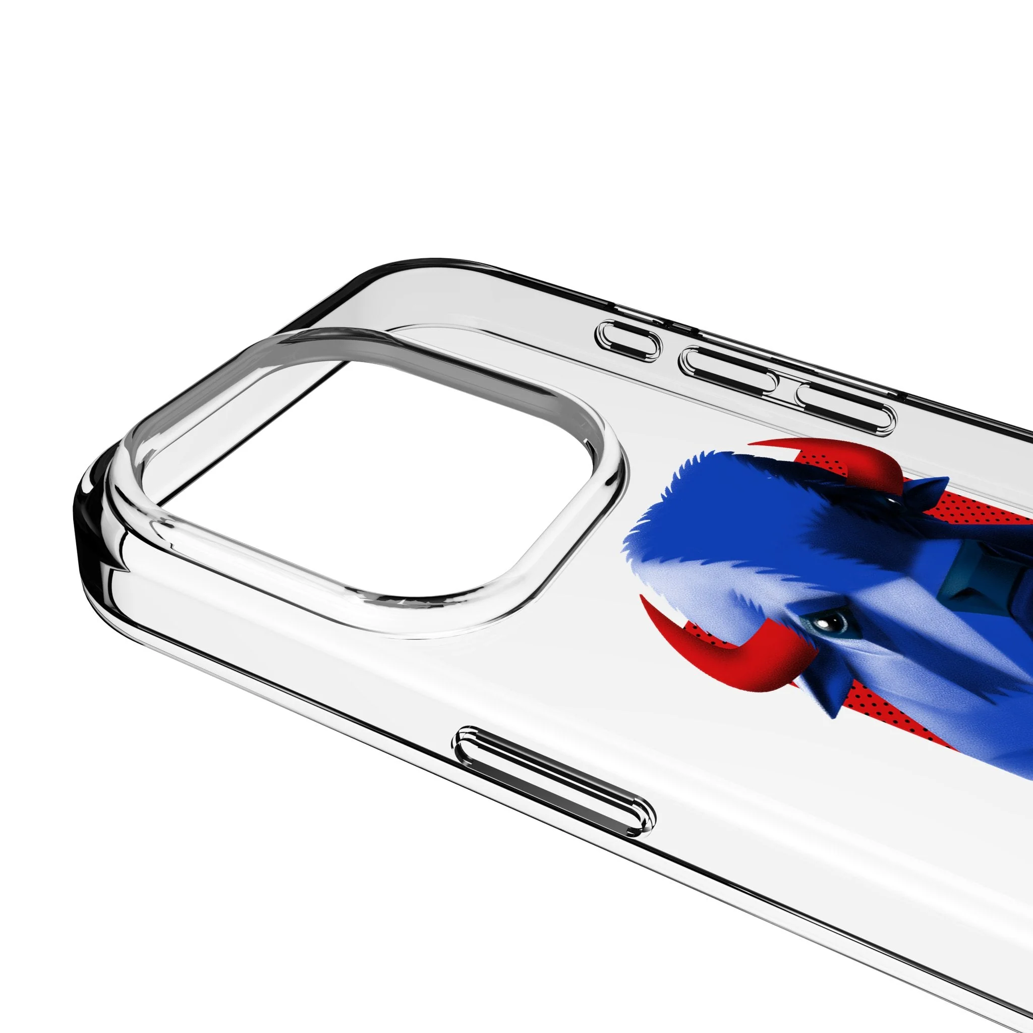 Buffalo Bills 2024 Edition Clear Phone Case for Apple iPhone - Image 3