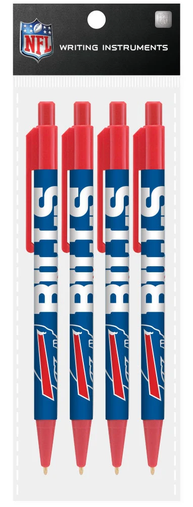 Buffalo Bills 4 Pack Cool Color Pens - Image 2