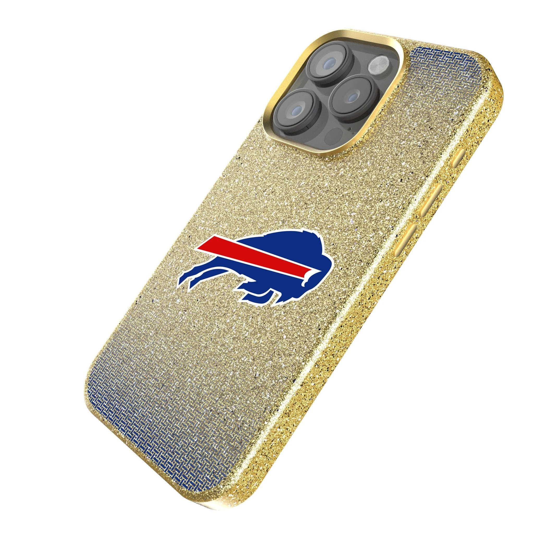 Buffalo Bills Linen Bling Phone Case for Apple iPhone - Image 2