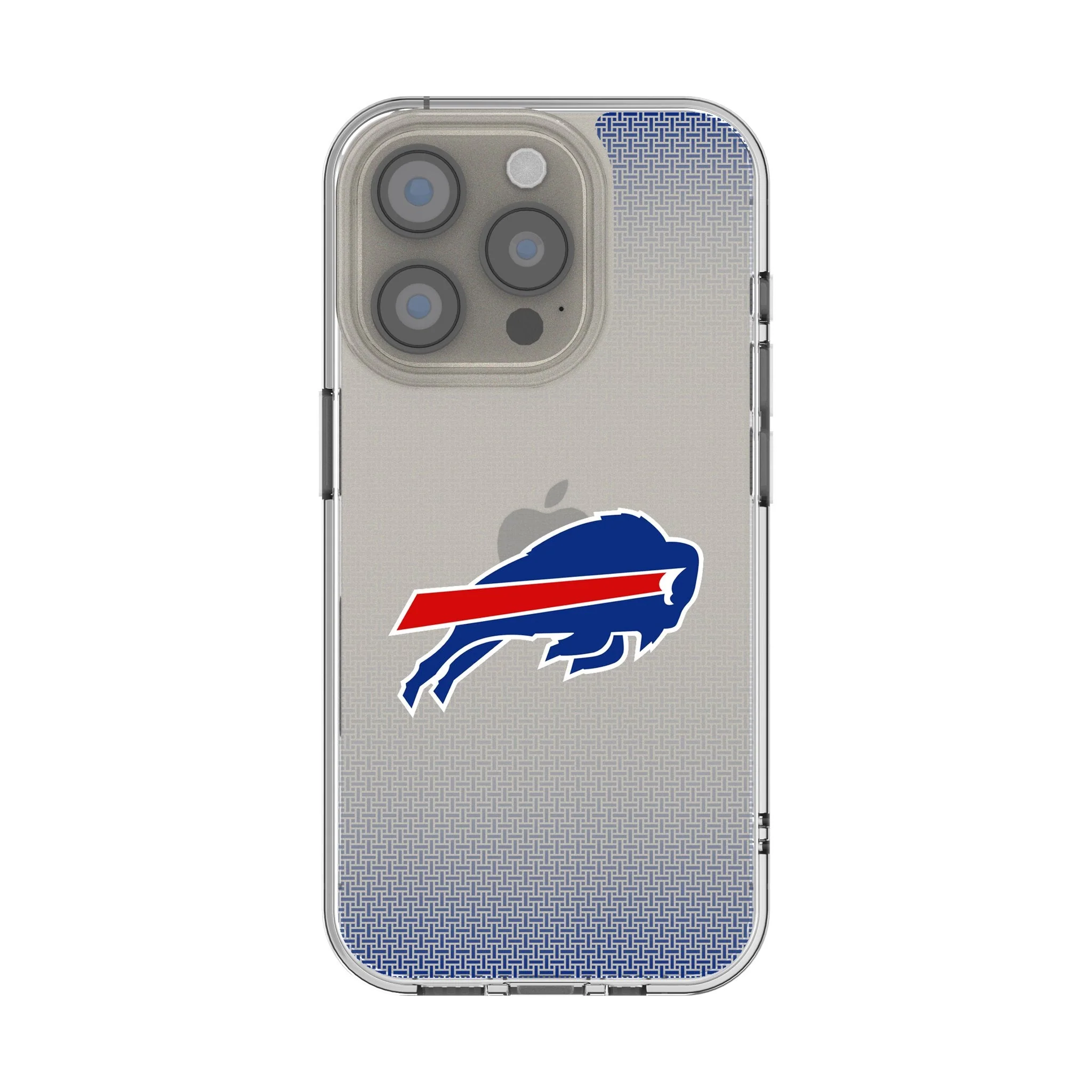 Buffalo Bills Linen Clear Phone Case for Apple iPhone