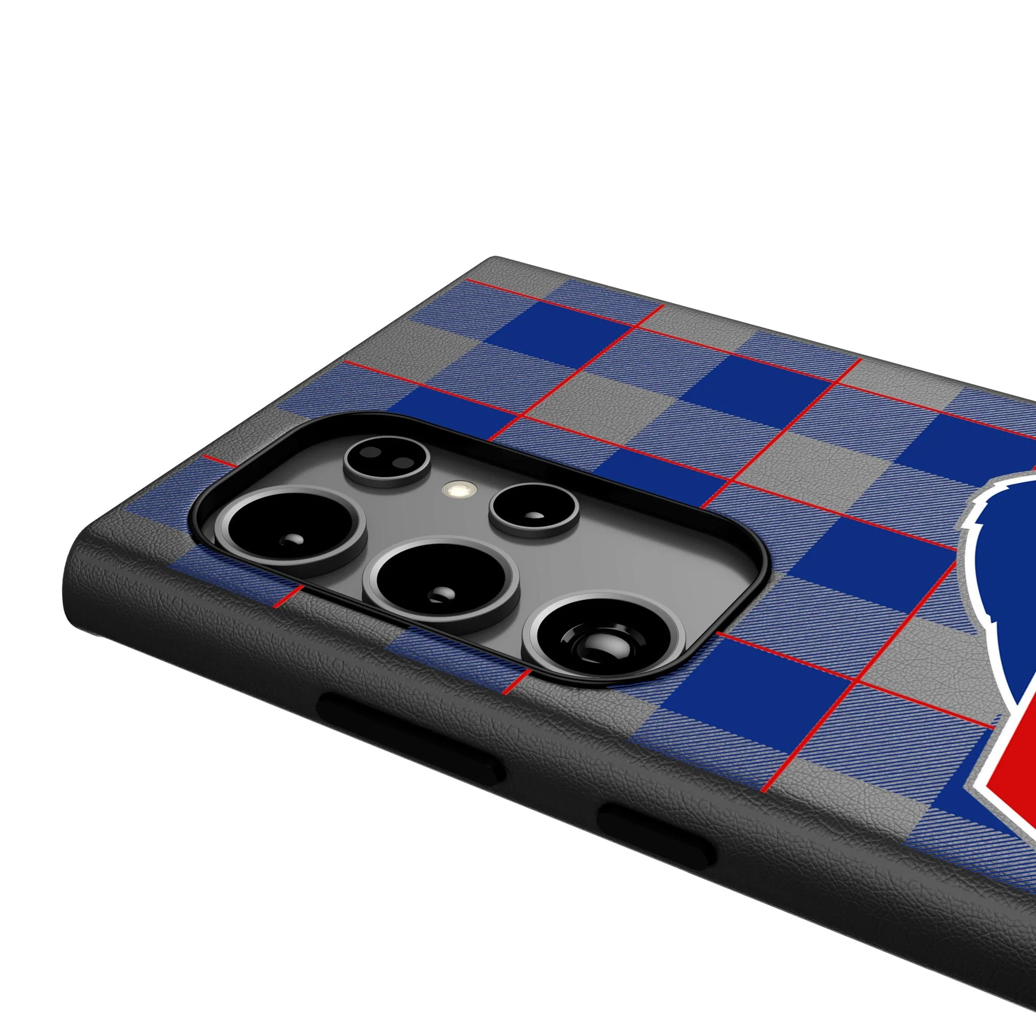 Buffalo Bills Plaid MagSafe Compatible Phone Case for Samsung Galaxy - Image 4