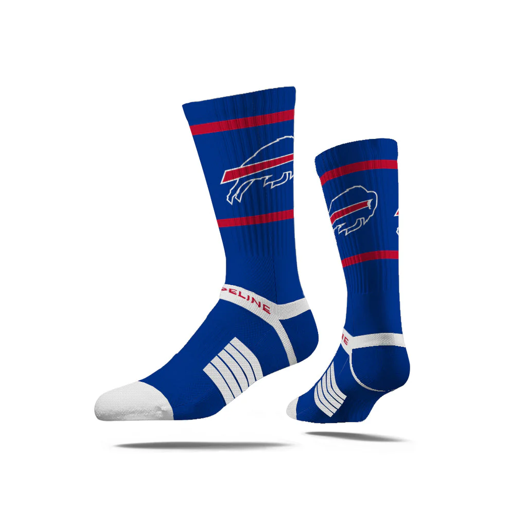 Buffalo Bills Premium Knit Crew Primary Logo Team Color Socks