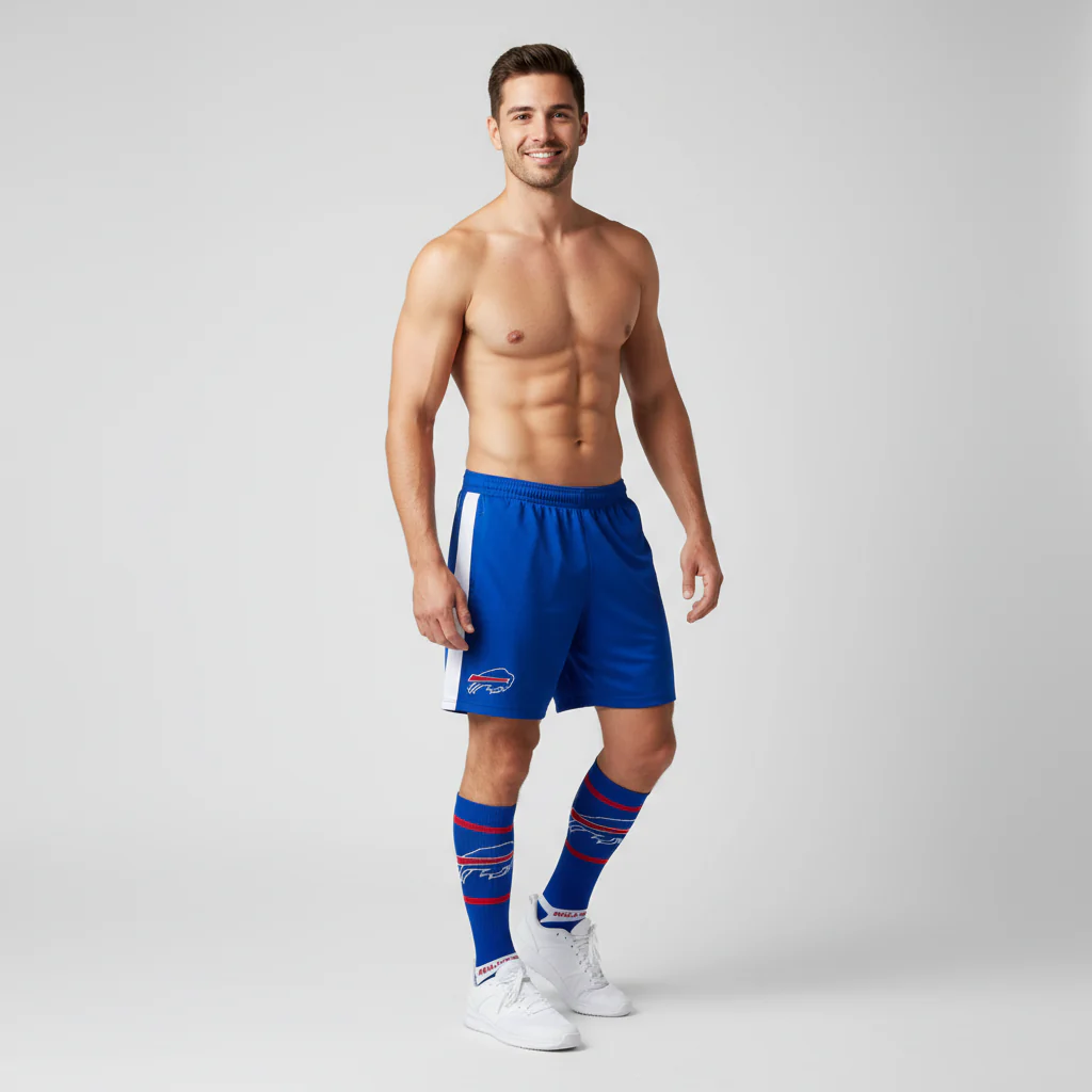 Buffalo Bills Premium Knit Crew Primary Logo Team Color Socks - Image 2
