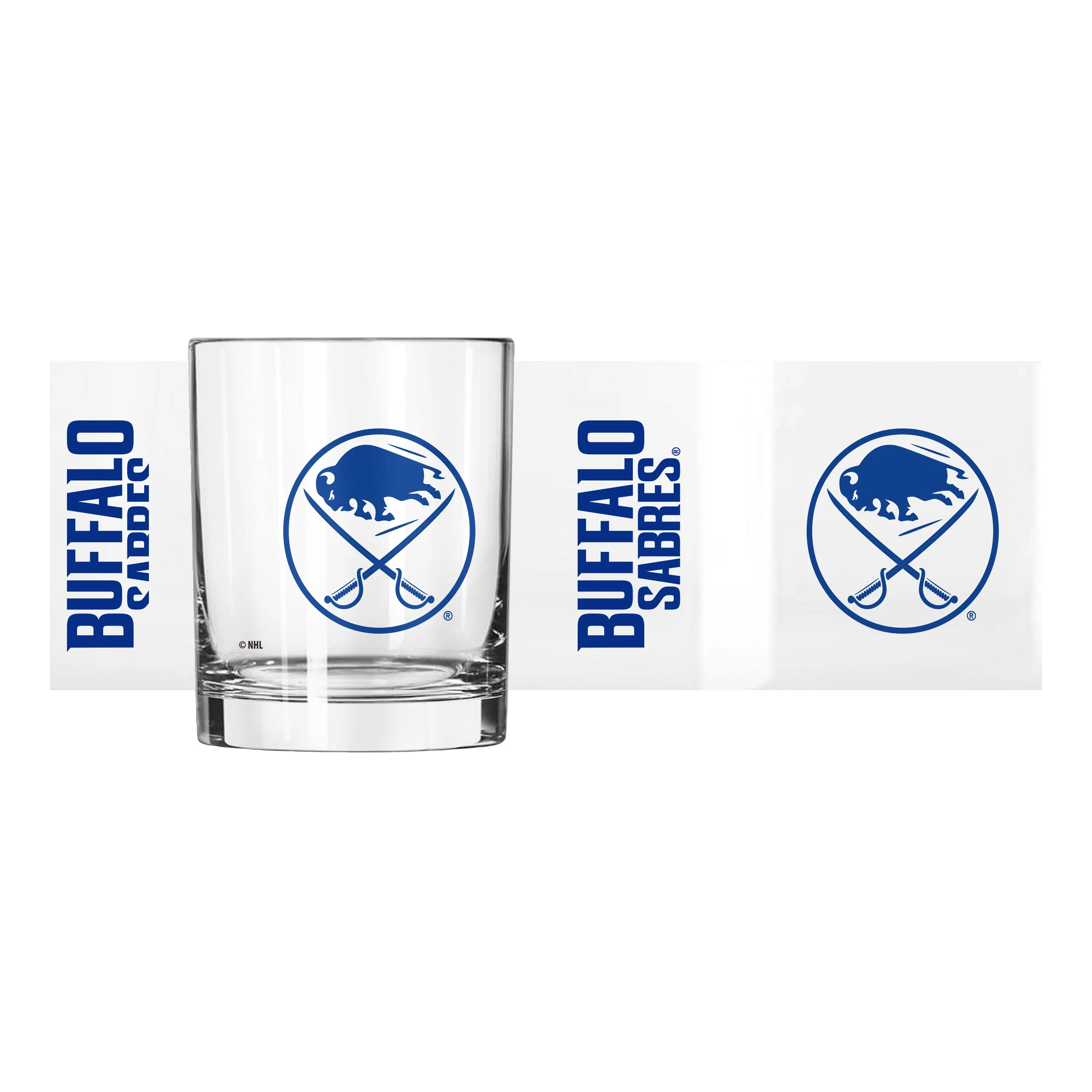 Buffalo Sabres 14oz Gameday Rocks Glass - Image 2