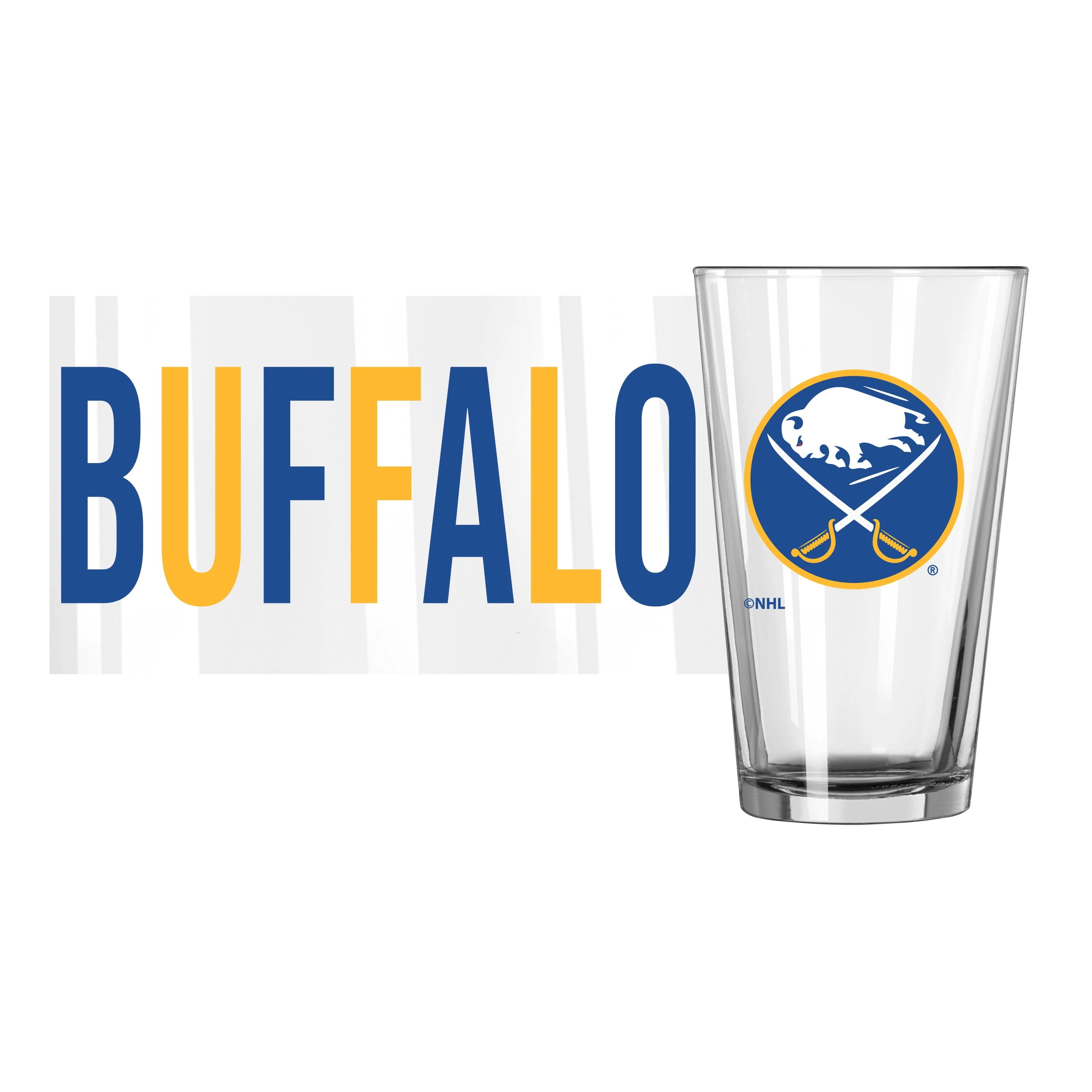 Buffalo Sabres 16oz Overtime Pint Glass - Image 2