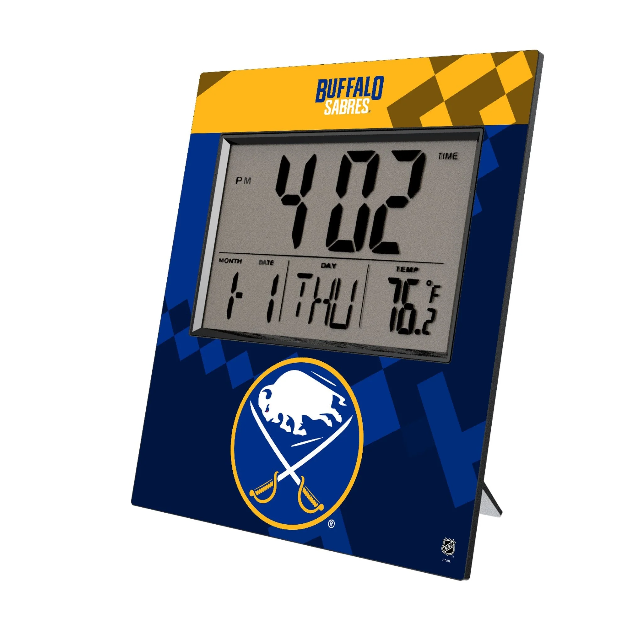 Buffalo Sabres Color Block Wall Clock
