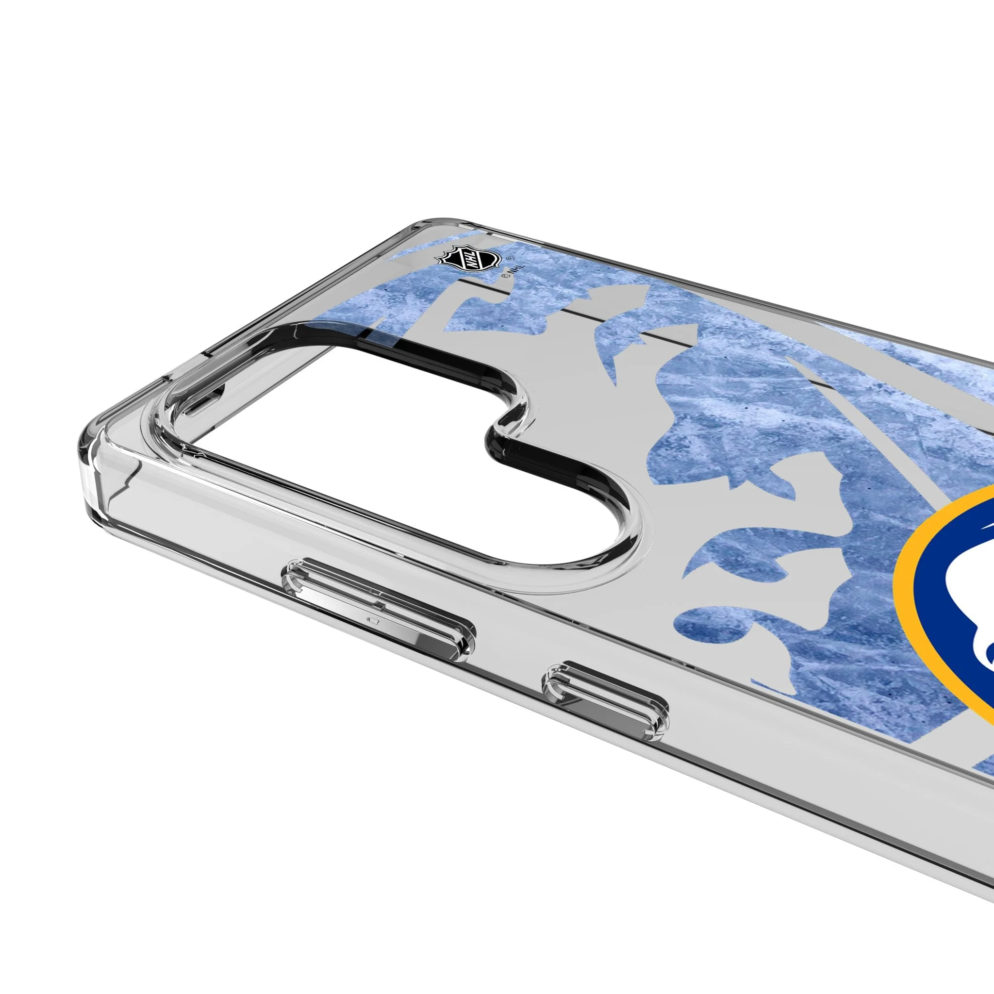 Buffalo Sabres Ice Tilt Clear Phone Case for Samsung Galaxy - Image 3