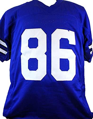 Butch Johnson Autographed Blue Pro Style Jersey W/SB- JSA Witnessed Auth - Image 2