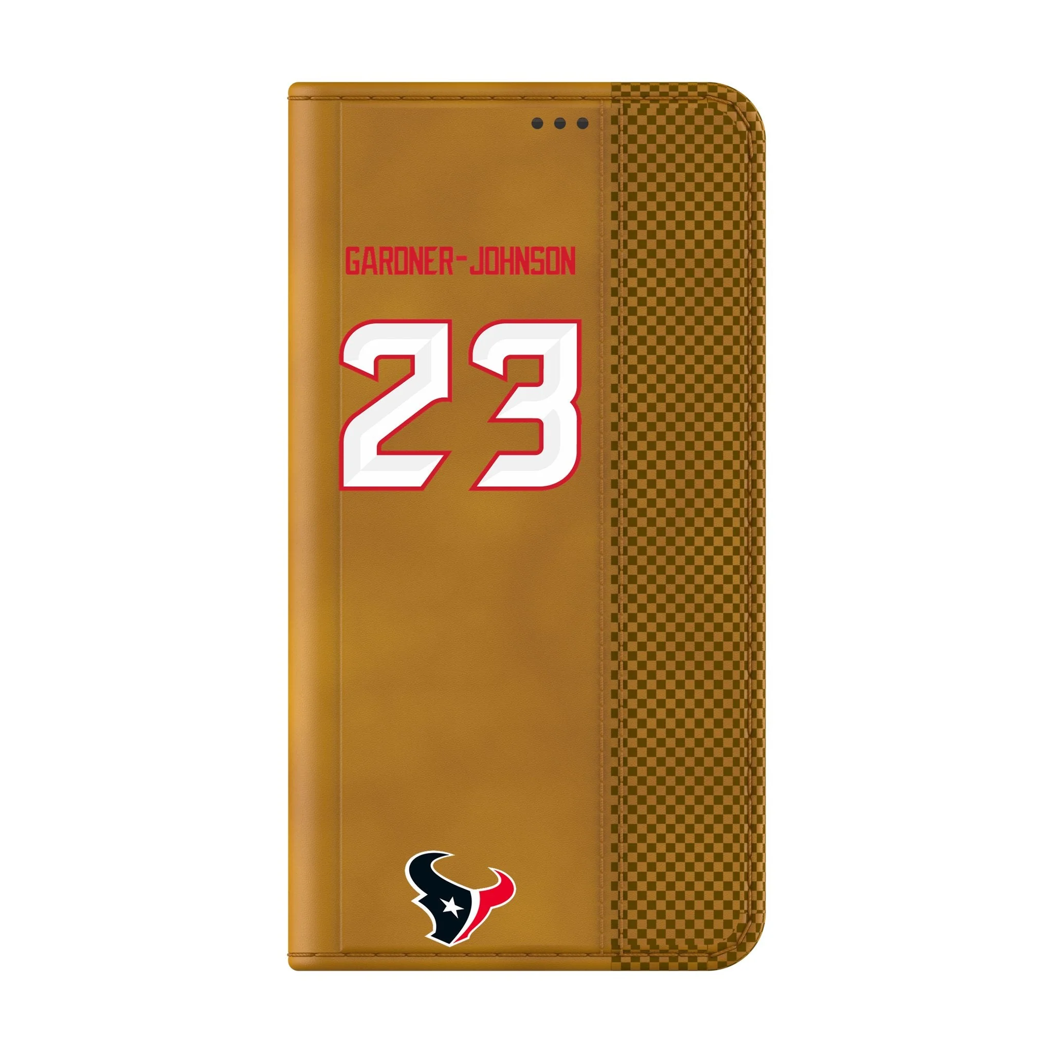 C.J. Gardner-Johnson Houston Texans 23 Game Tactic Folio Phone Case for Samsung Galaxy - Image 2