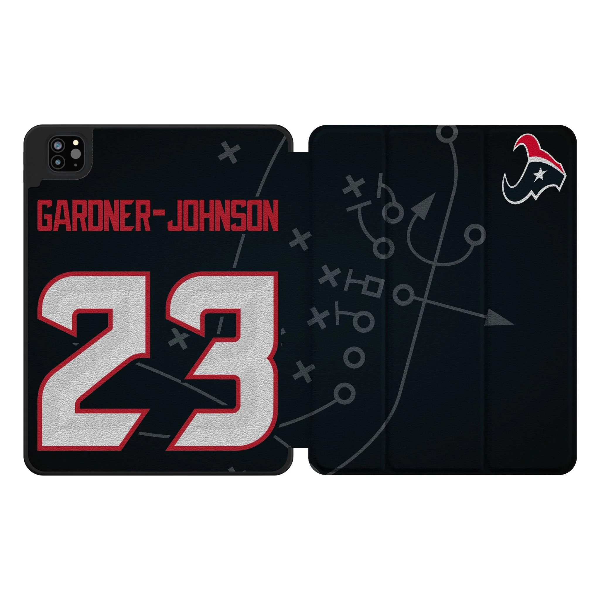 C.J. Gardner-Johnson Houston Texans 23 Game Tactic Tablet Case for Apple iPad