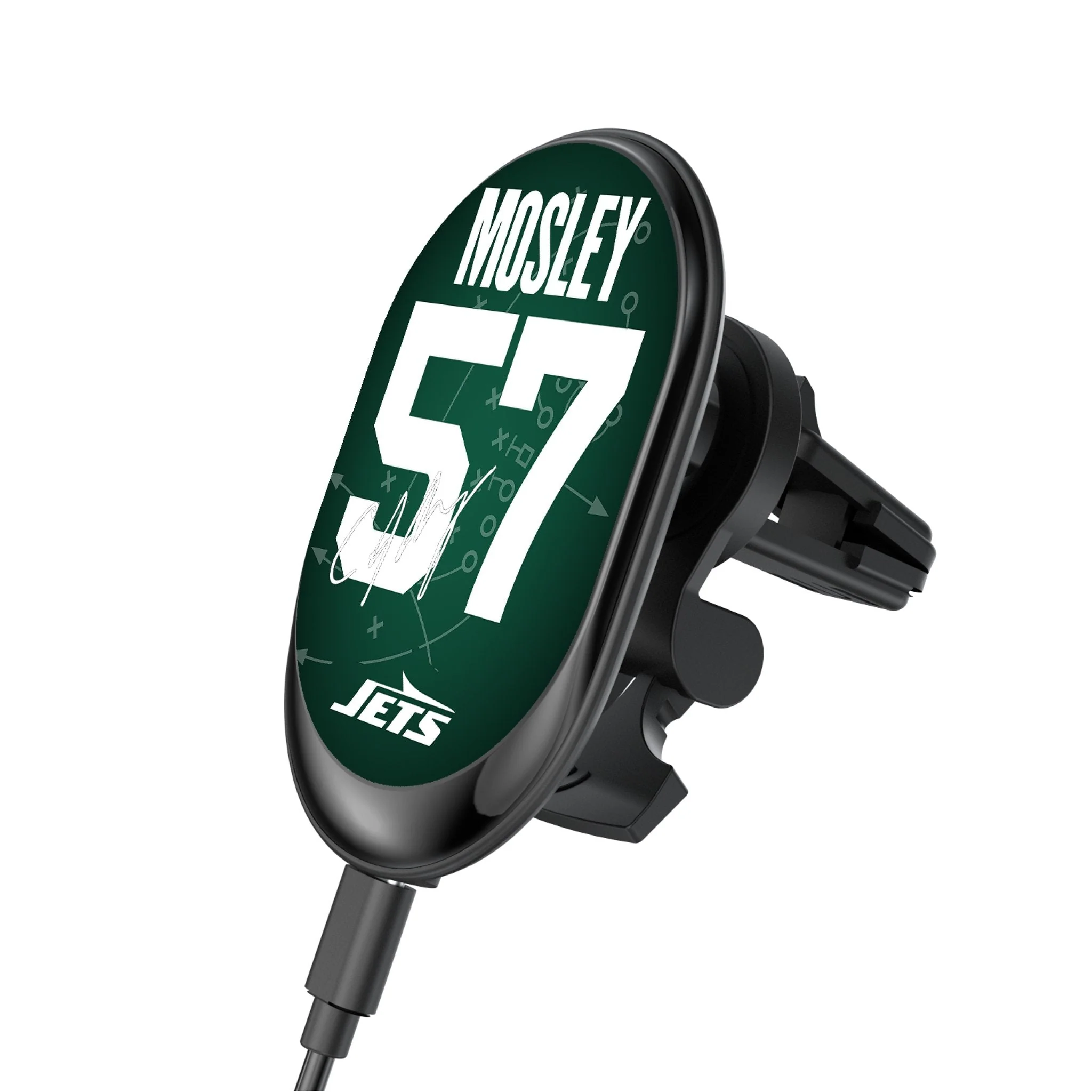 C.J. Mosley New York Jets 57 Ready Wireless Mag Car Charger