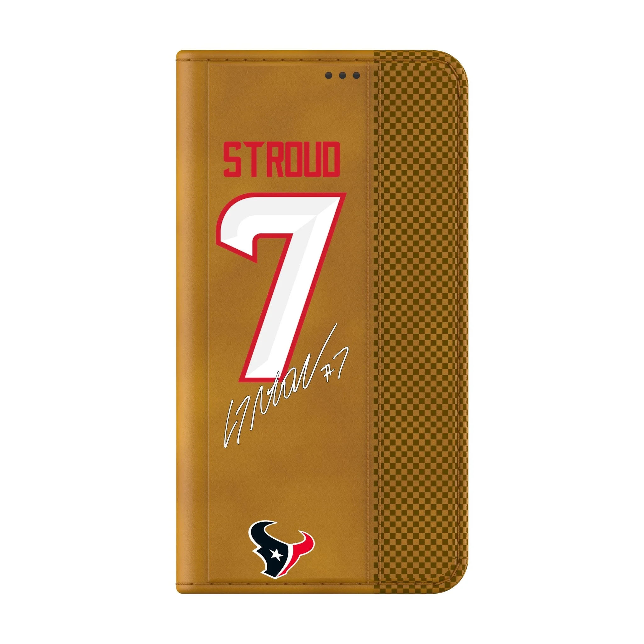 C.J. Stroud Houston Texans 7 Game Tactic Folio Phone Case for Samsung Galaxy - Image 2