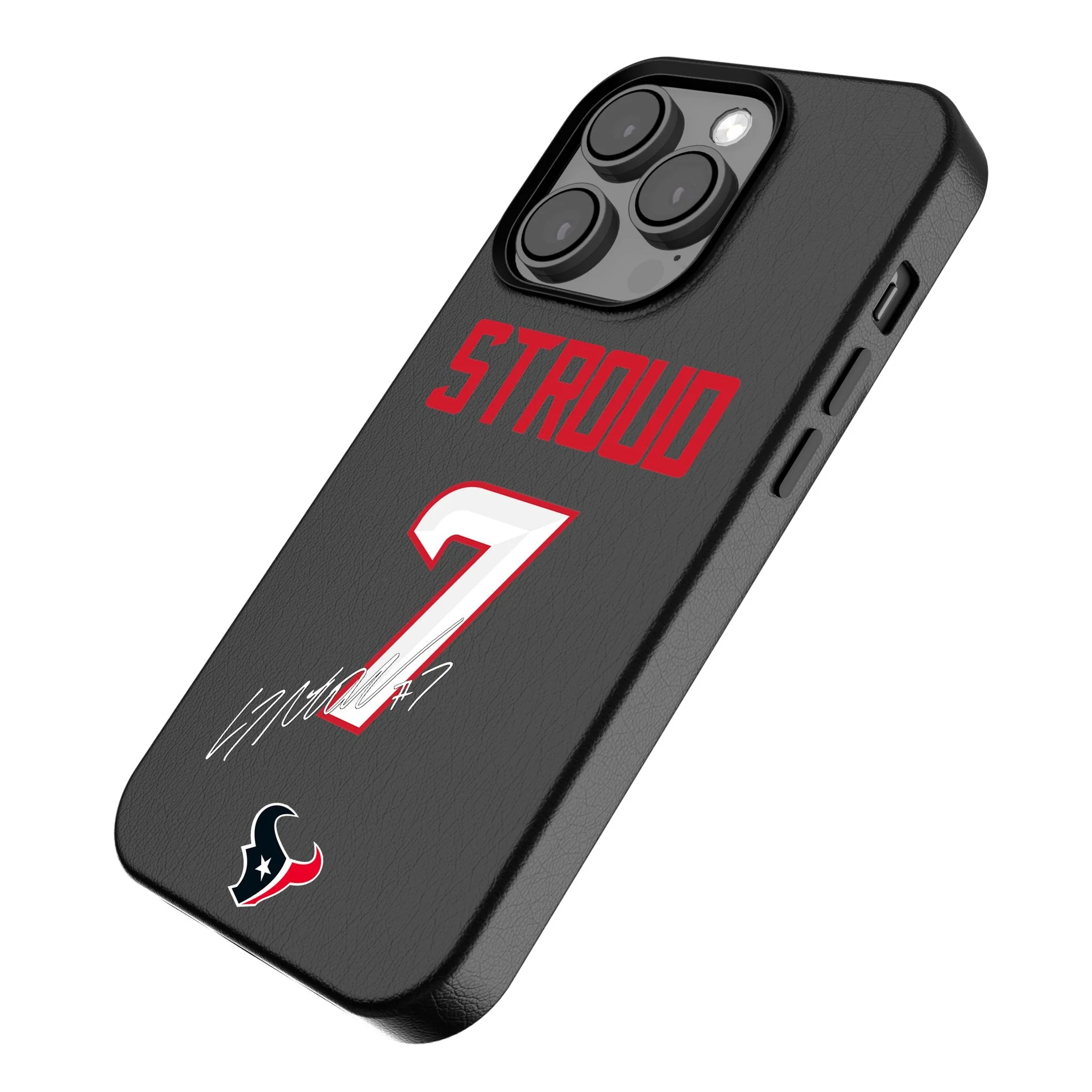 C.J. Stroud Houston Texans 7 Ready MagSafe Compatible Phone Case for Apple iPhone - Image 2