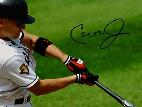 Cal Ripken Jr Autographed Baltimore Orioles 8x10 Batting Photo- JSA W Auth - Image 2