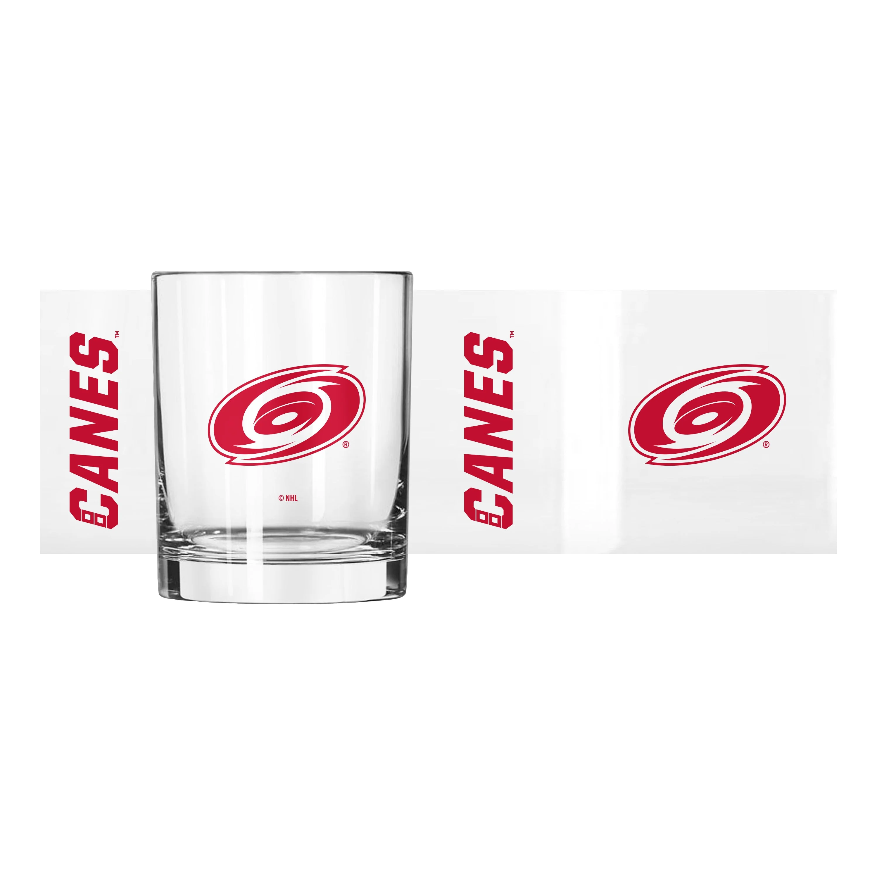 Carolina Hurricanes 14oz Gameday Rocks Glass - Image 2