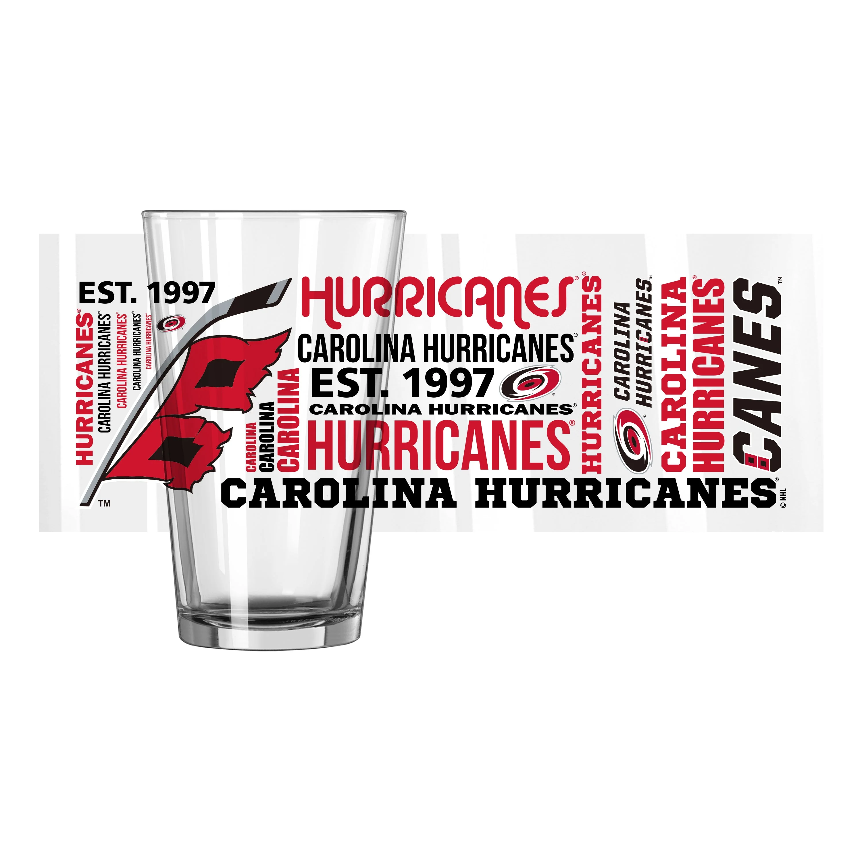 Carolina Hurricanes 16oz Spirit Pint Glass - Image 2