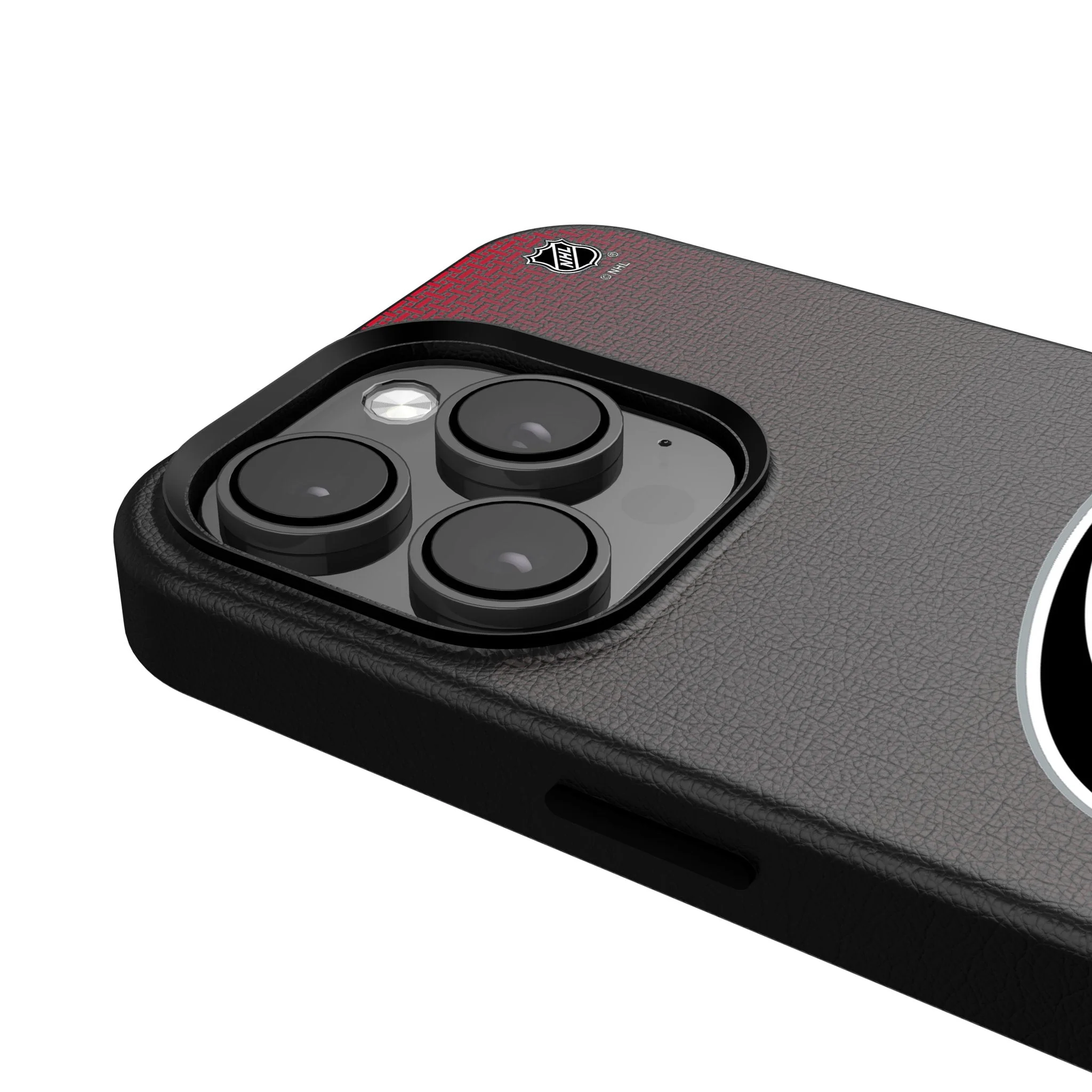 Carolina Hurricanes Linen MagSafe Compatible Phone Case for Apple iPhone - Image 4