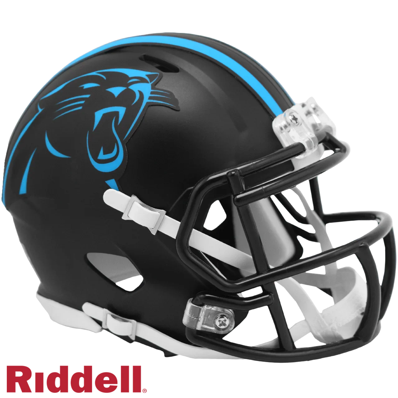 Carolina Panthers Helmet Riddell Replica Mini Speed Style On-Field Alternate - Image 2