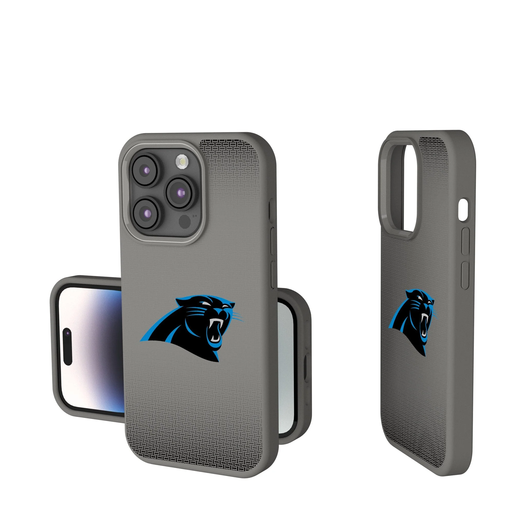 Carolina Panthers Linen Soft Touch Phone Case