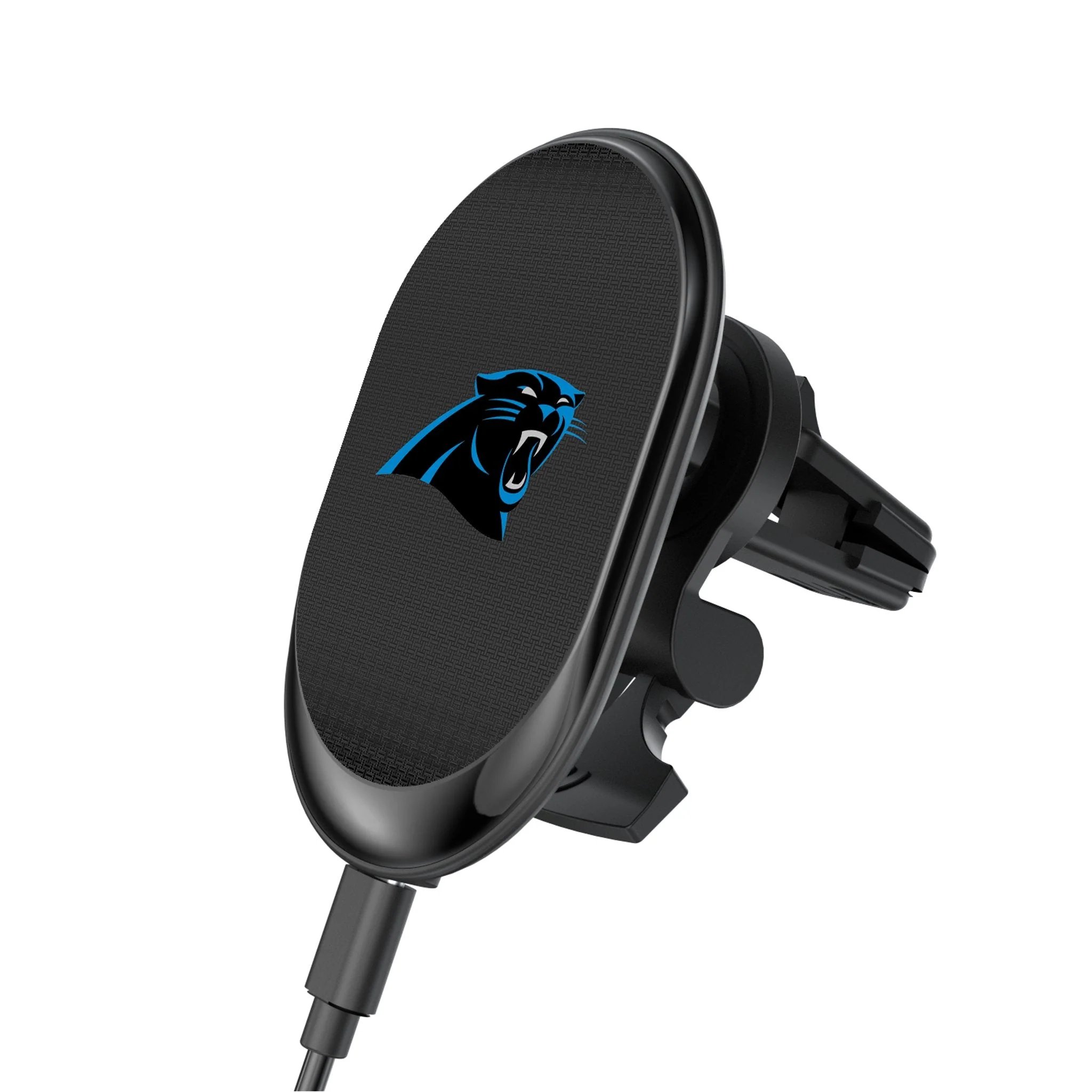Carolina Panthers Linen Wireless Mag Car Charger