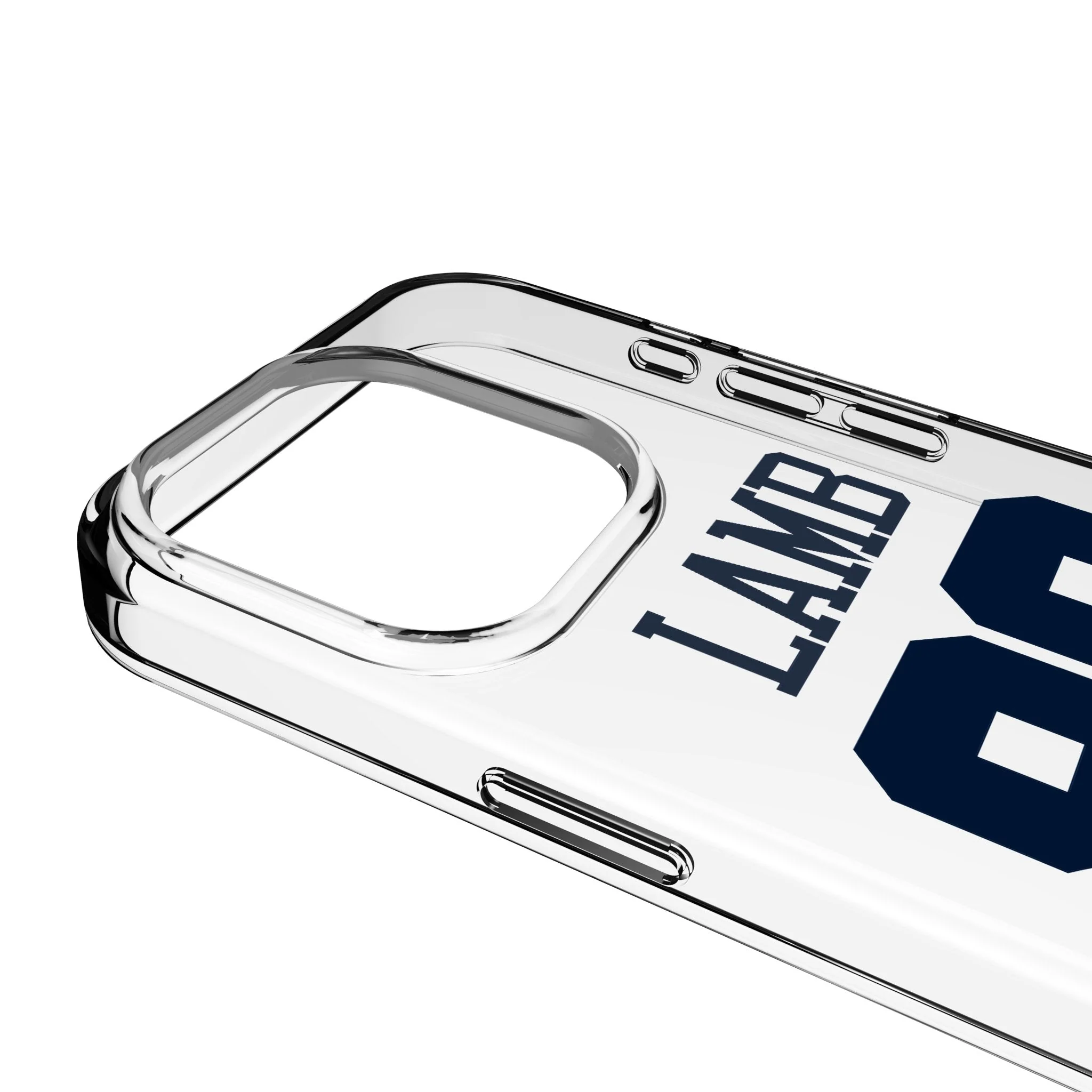 CeeDee Lamb Dallas Cowboys 88 Game Tactic Clear Phone Case for Apple iPhone - Image 3