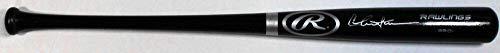 Charlie Sheen Autographed Black Rawlings Pro Baseball Bat - JSA Witness Silver - Image 2